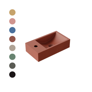 ENTERO Concrete Basin - Wall Mounted