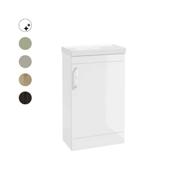 CORTA 50cm Floor Standing Cloakroom Unit