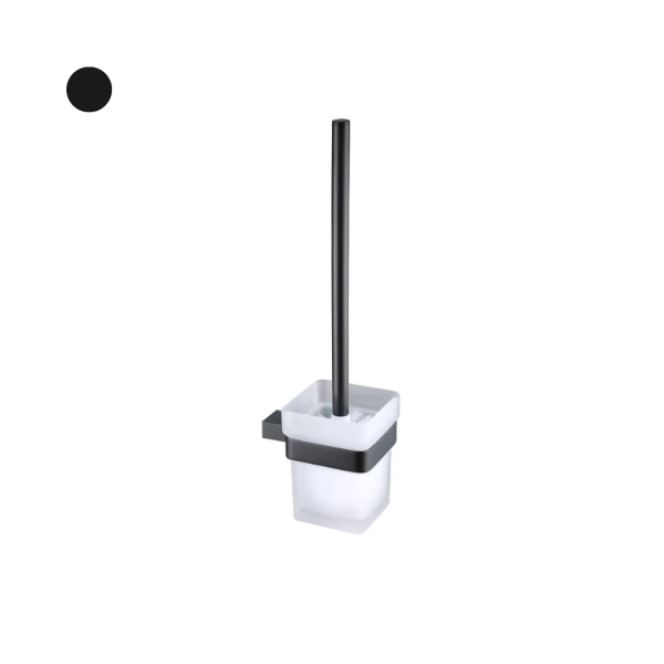 SORENTO Black Toilet Brush & Holder