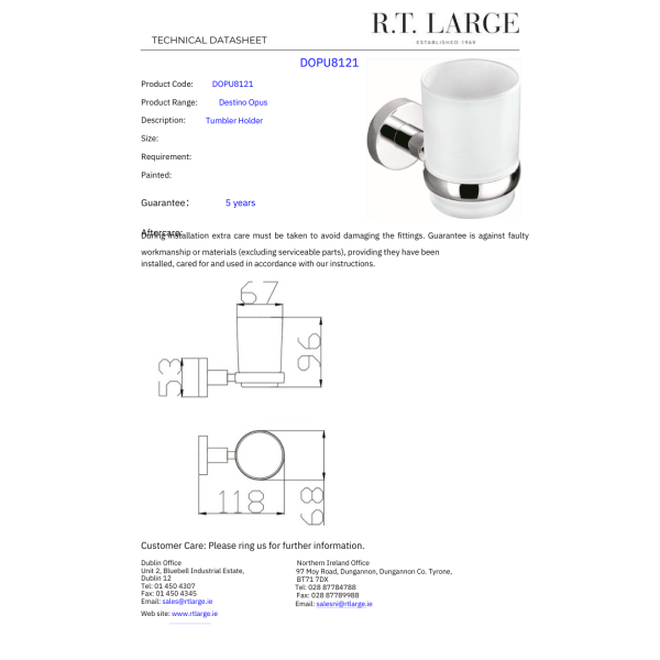 DESTINO OPUS Tumbler Holder - Image 2