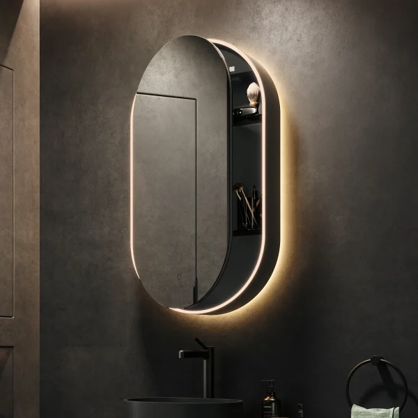ROMANA LED Aluminium Cabinet - Pill - Image 3