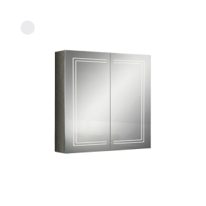 EDGE LED Aluminium Cabinets with mirrored sides