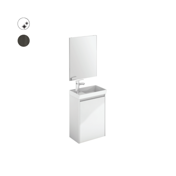 DIJON 45cm Wall Hung Cloakroom Pack