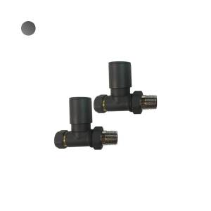 Anthracite Radiator Valves Straight