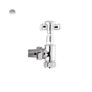 Victorian Crosshead Radiator Valves Angled