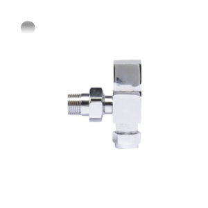 Pure Square Radiator Valves Angled