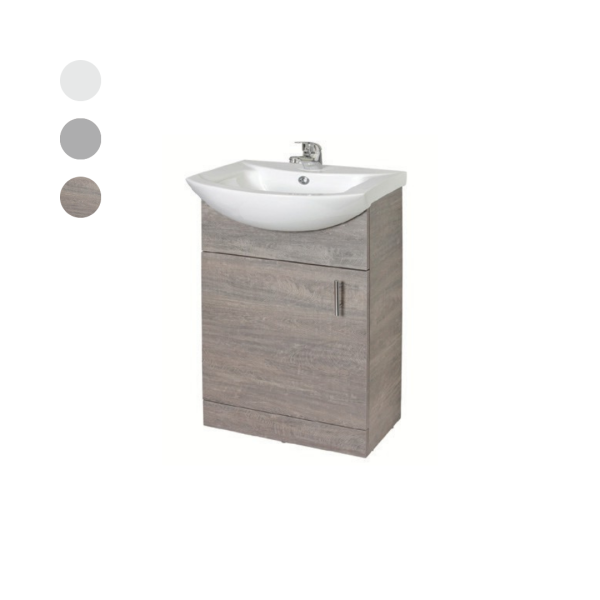 MODERNA 450mm Basin & Floor Standing Unit
