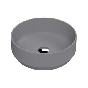 Round Vessel Matt Grey